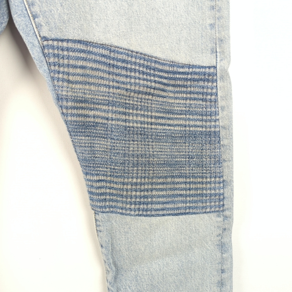Levis 501 S Skinny Made and Crafted Patchwork Selvedge Jeans Big E - 34 - Picture 4 of 16